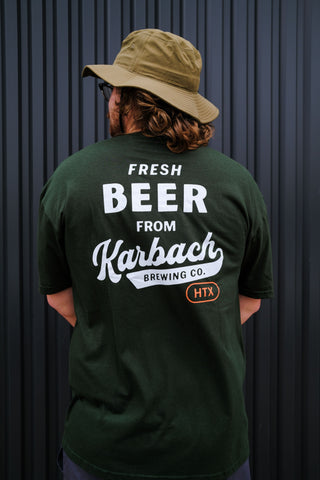 Karbach Fresh Beer Shirt Green