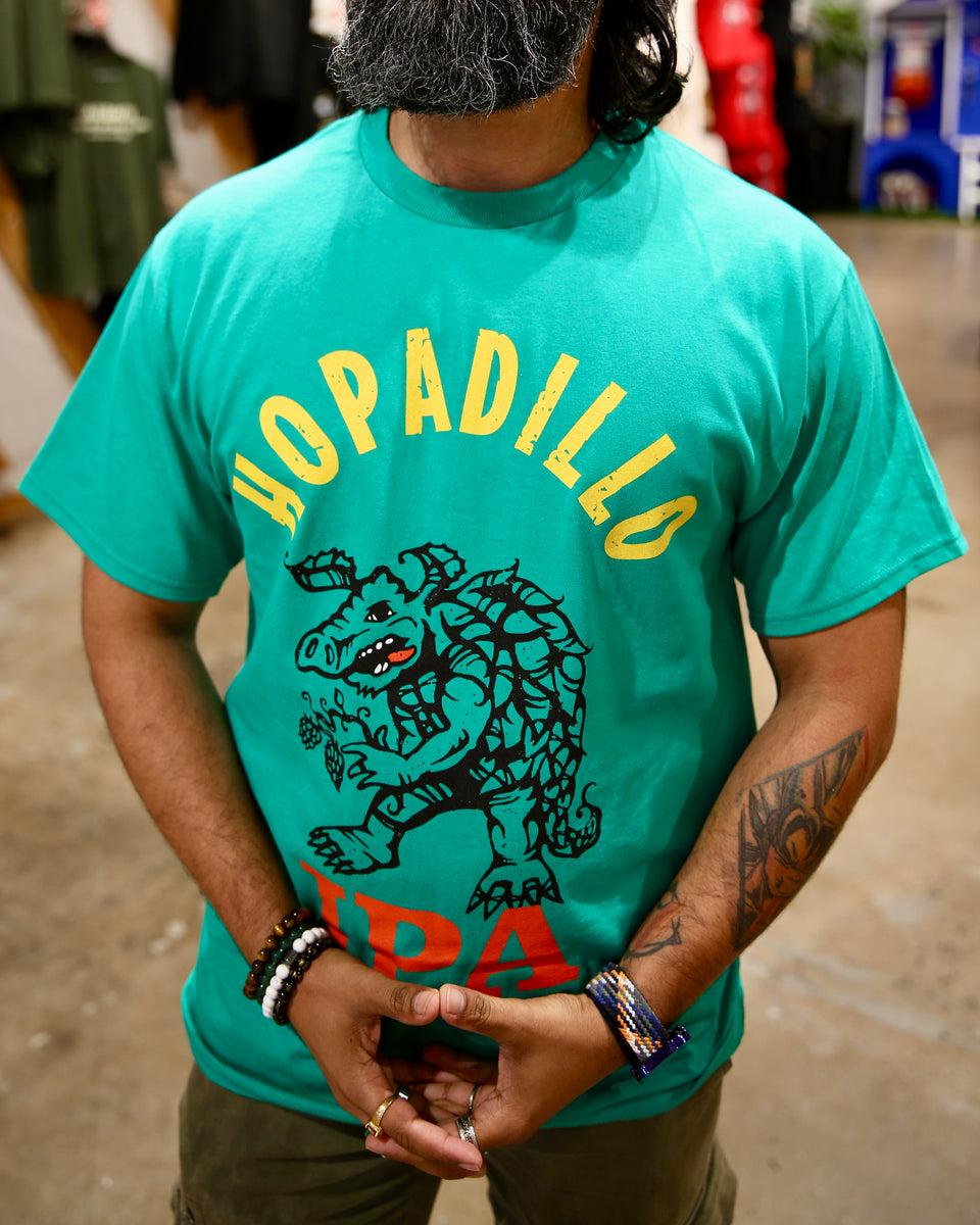 Hopadillo OG Monster Shirt Green – Karbach Brewing Co.