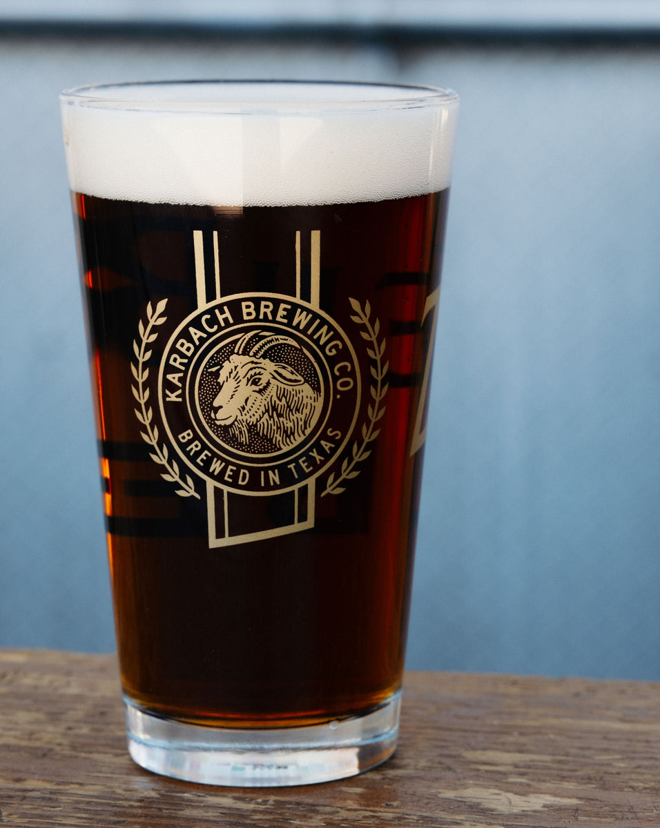 Ziegenbock Pint Glass – Karbach Brewing Co.