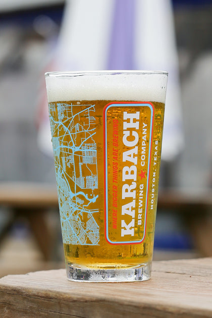 KBC Map Pint Glass