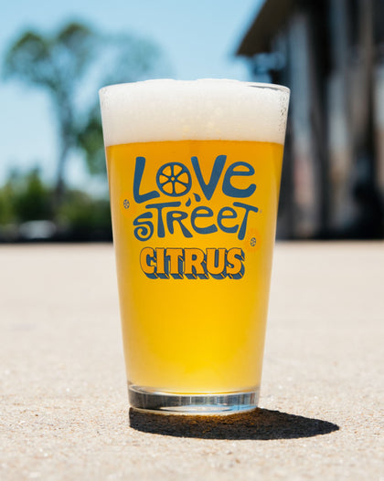 Love Street Citrus Pint Glass