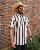 Ferrell x Karbach Western Stripe Pearl Snap