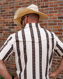 Ferrell x Karbach Western Stripe Pearl Snap