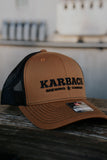 KBC Logo Hat Brn/Blk Trucker