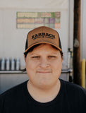 KBC Logo Hat Brn/Blk Trucker