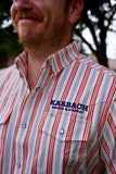Ferrell x Karbach Stripe Pearl Snap