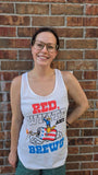 KBC Red White & Brew Tank Womens